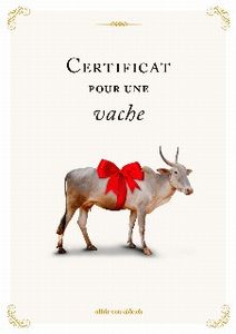 Le certificat imprimé